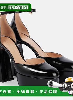 香港直邮Gianvito Rossi 吉安维托 罗西 女士 Bessie 100 漆皮防