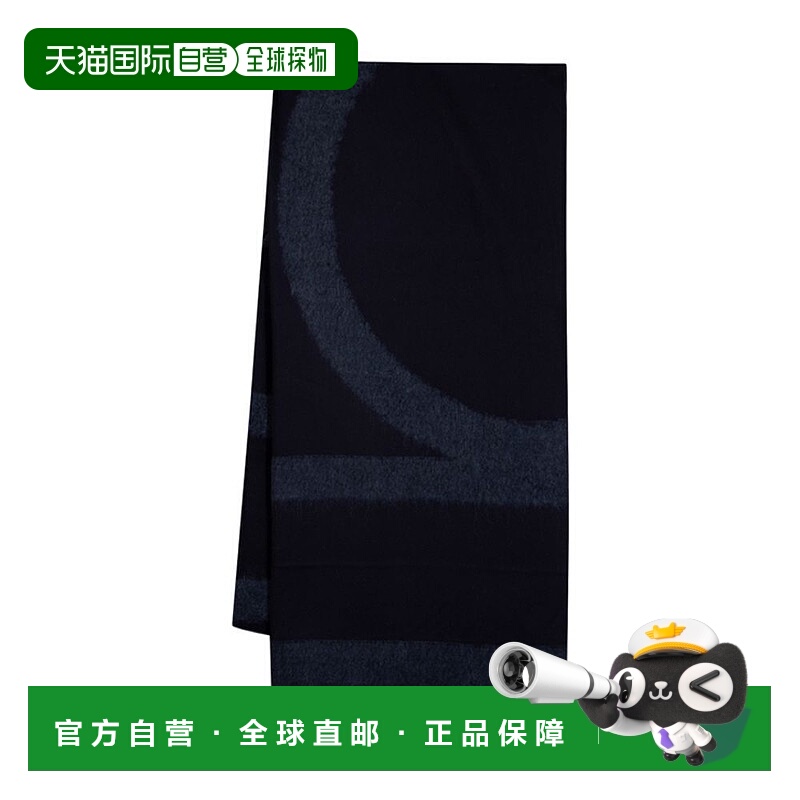 香港直邮toteme 女士 圖騰字母組合斜紋圍巾 254WSC0115FB0510