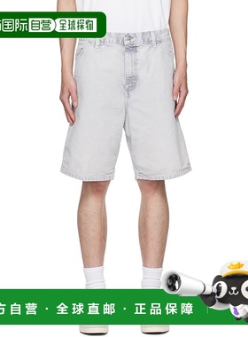 1h可退 香港直邮CARHARTT WIP 男士 灰色 Single Knee 短裤 I0355