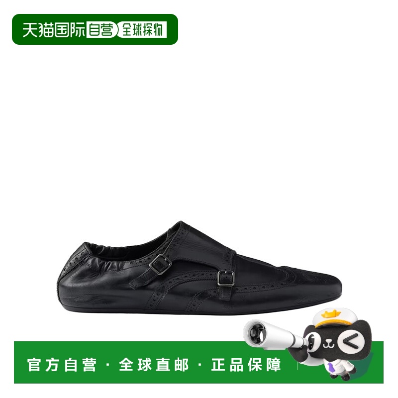 香港直邮Prada 双扣孟克鞋男鞋 2EG4697V6FG012普拉达