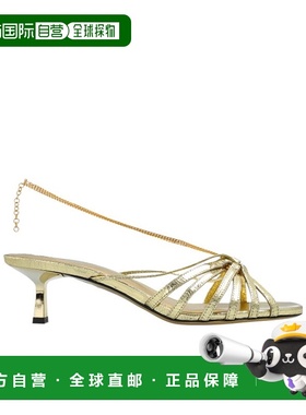 香港直邮Golden Goose Deluxe Brand 圆头高跟凉鞋 GWF00859.F007