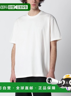 1h可退 香港直邮Y-3 男士 白垩色白色带LogoT恤 KQ9782COCW
