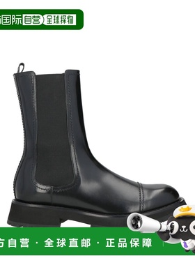 香港直邮mcqueen 亚历山大 麦昆 男士 脚踝靴 black黑色 舒适时尚