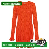 香港直邮J.W. Anderson 女士 1h可退 洞洞针织棉质迷你连衣裙 001