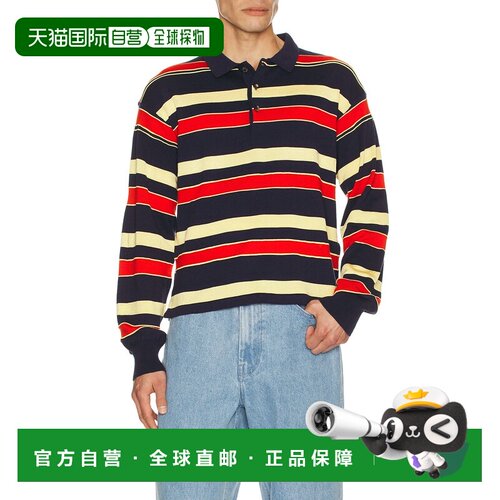 1h可退 香港直邮J.W. Anderson 男士 针织橄榄球Polo衫 KW1521YN0