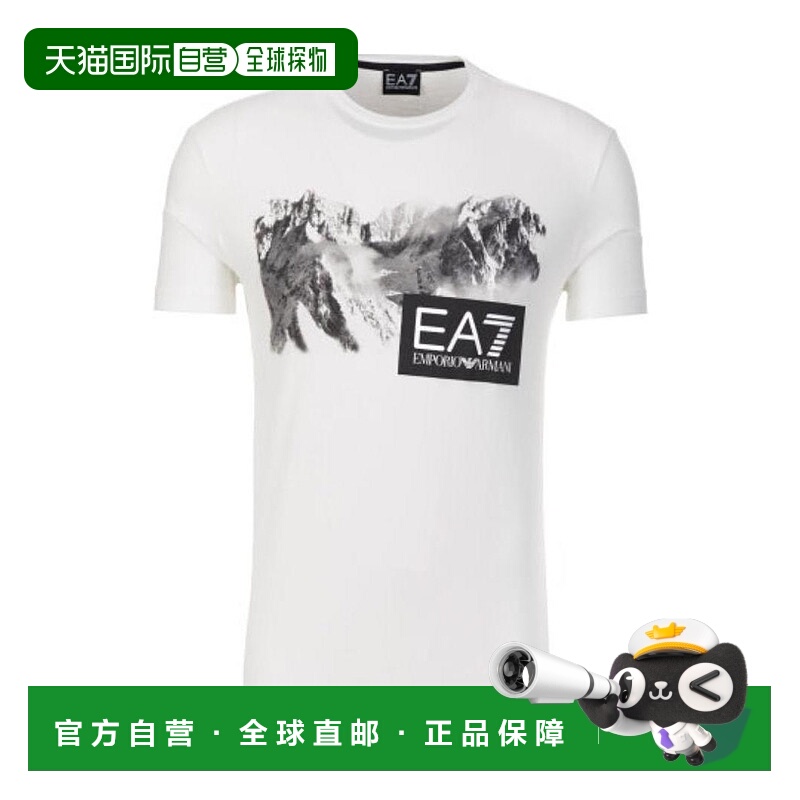 香港直邮EA7 Emporio Armani 徽标细节T恤 6XPTB0PJ30Z短袖阿玛尼
