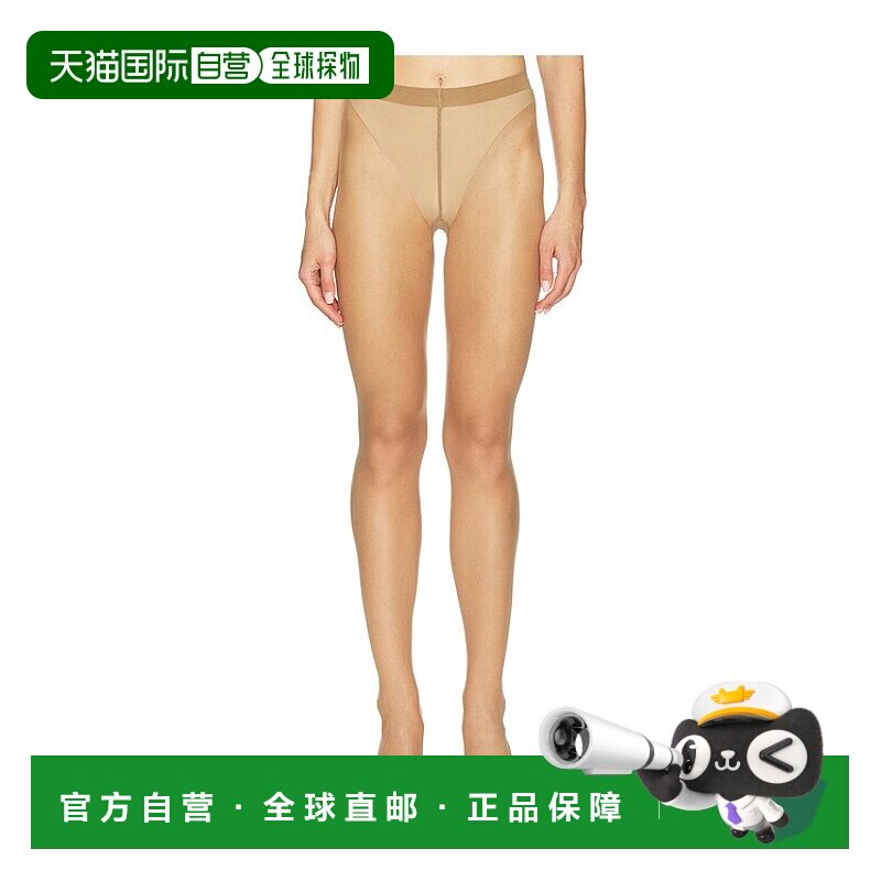 1h可退 香港直邮Wolford 女士 9 奢华连裤袜 17028 brown棕色 舒