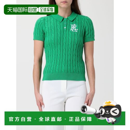 香港直邮RALPH LAUREN 女士衬衫 200932224015 SS2026 绿色