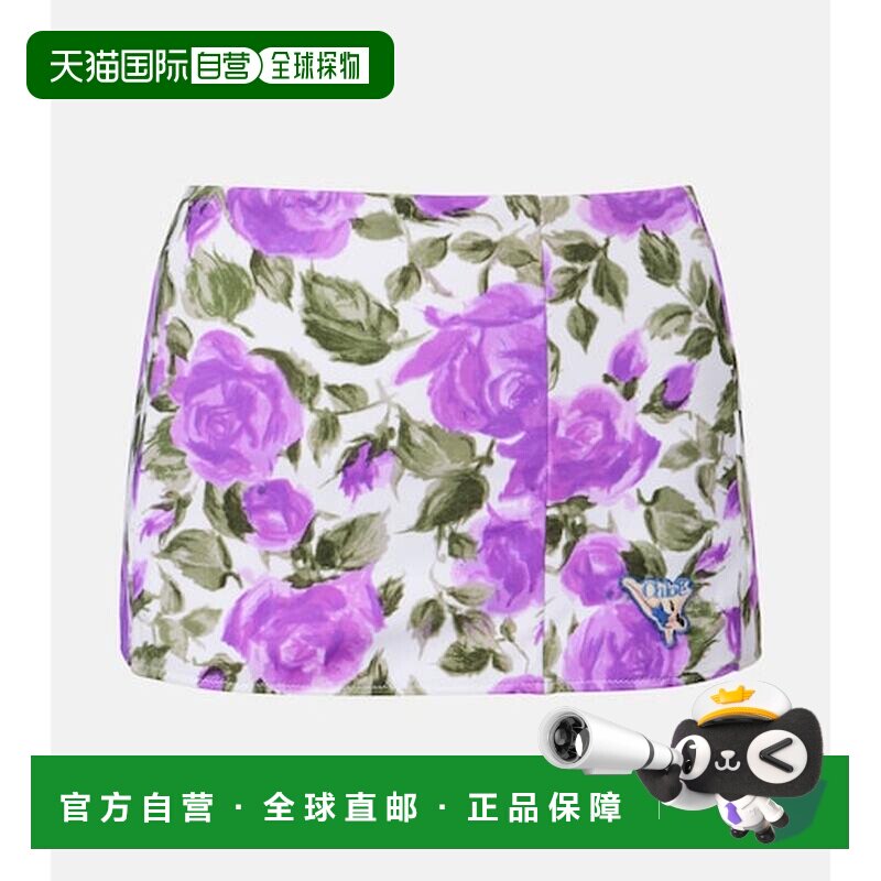 香港直邮Chloe 蔻依 女士 花朵比基尼下装 purple紫色 舒适时尚