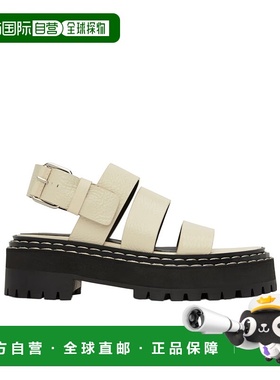 香港直邮Proenza Schouler 缝线细节露趾高跟凉鞋 PS42090A19121