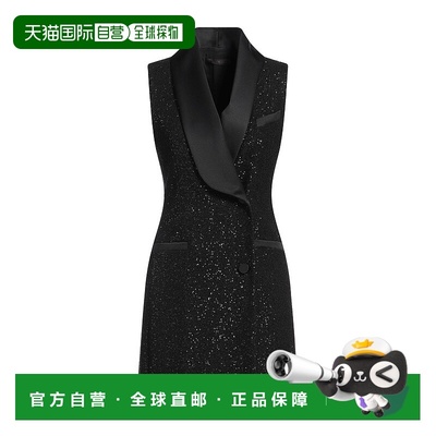 香港直邮MaxMara 麦斯玛拉 女士 西装连衣裙 black黑色 舒适时尚