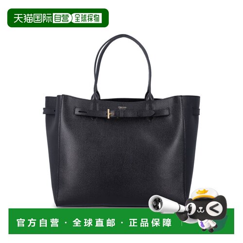 1h可退 香港直邮Tom Ford 汤姆 福特 女士 Audrey 大号黑色皮革手