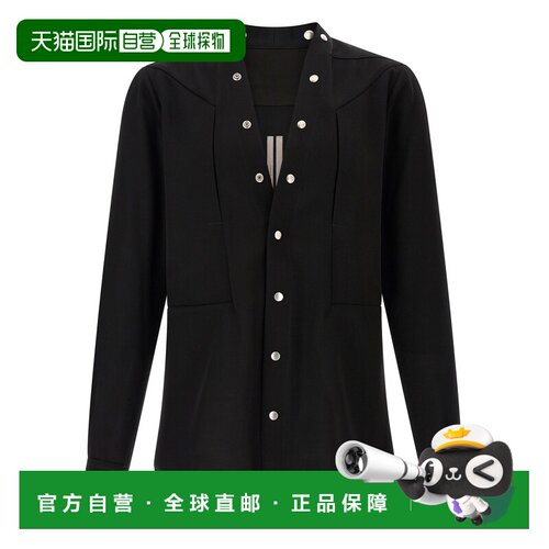 欧洲直邮RICK OWENS 男士衬衫 RU02F4287WT09 AW2【付后1h可退】