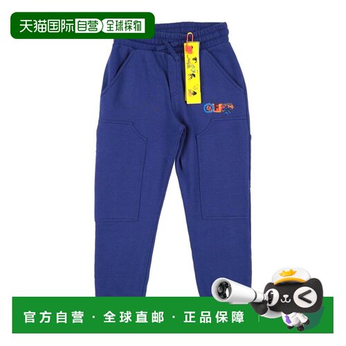香港直邮off-white 男童 休闲长裤童装 blue蓝色 舒适时尚