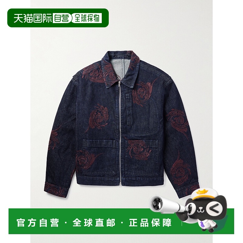Dries Van Noten 德赖斯 范诺顿 男士 刺绣牛仔布夹克 25外套