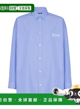 1h可退 香港直邮Balmain 条纹衬衫 GH1HS500CG37长袖