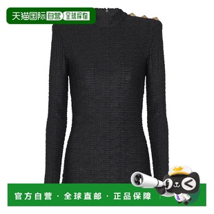 高領字母圖案上衣 1h可退 女士 巴尔曼 GF1AR962 香港直邮Balmain