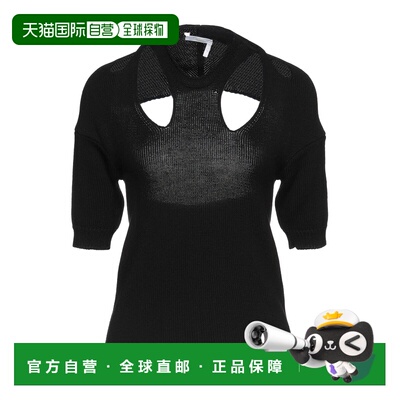 1h可退 香港直邮Chloe 蔻依 女士 毛衣 black黑色 舒适时尚