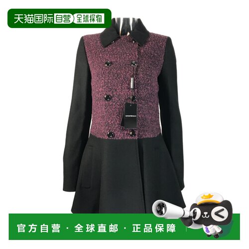 1h可退 香港直邮EMPORIO ARMANI 女士外套 ZGK02QJNI AW2025 黑色