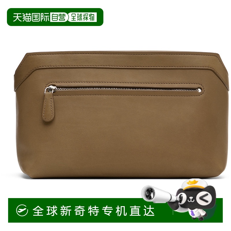 香港直邮The Row 女士 灰褐色 Terrasse 手拿包 W1674L72