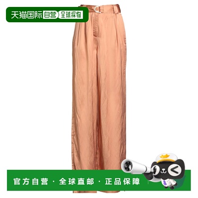 香港直邮ZIMMERMANN 女士 休闲长裤 BEIGE 米色亚麻时尚舒适