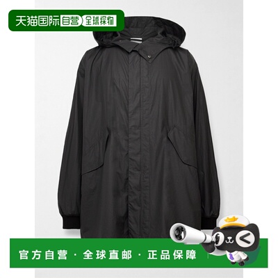 香港直邮1h可退 The Row 男士 Kemet 宽松款涂层棉质连帽夹克 956