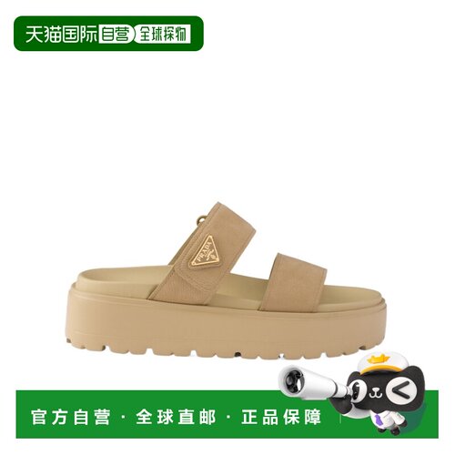Prada 露趾厚底拖鞋 1XZ7943I9PF045