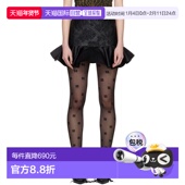 香港直邮GANNI 短裙 甘尼 黑色 1h可退 Cloque 女士 Satin A1090