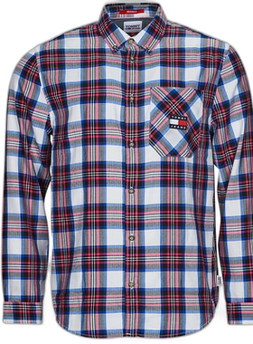 欧洲直邮Tommy Jeans 男士 TJM RELAXED FLANNEL SHIRT 长袖衬衫