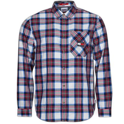 欧洲直邮Tommy Jeans 男士 TJM RELAXED FLANNEL SHIRT 长袖衬衫