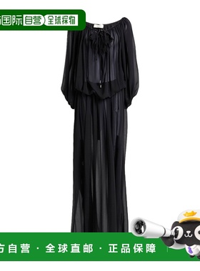 1h可退 香港直邮Blumarine 蓝色情人 女士 高雅连衣裙 black黑色