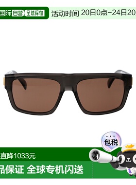 1h可退 香港直邮Dunhill 登喜路 女士 灰色醋纤太阳眼镜 DU0055S4