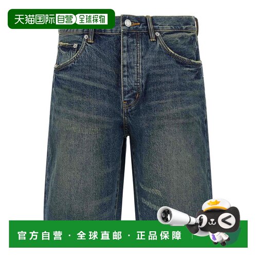 香港直邮Purple Brand 男士短裤 P059VTST226MIDINDIGO SS2026