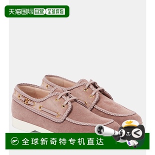 絨面革船鞋 香港直郵Valentino 00419 Avenue Palm 華倫天奴 女士