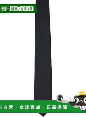 香港直邮Tom Ford 汤姆 福特 男士 黑色 Solid Natte 领带 STE001