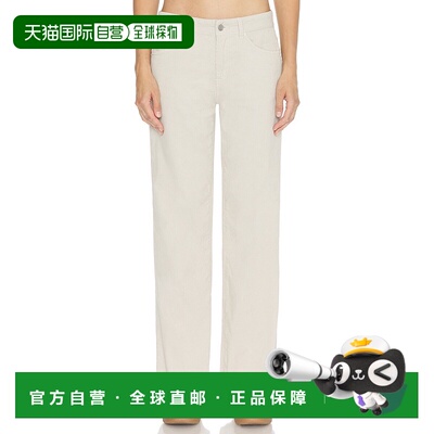 香港直邮The Row 女士 Carlyl 裤子 6636W3724 white白色 舒适时