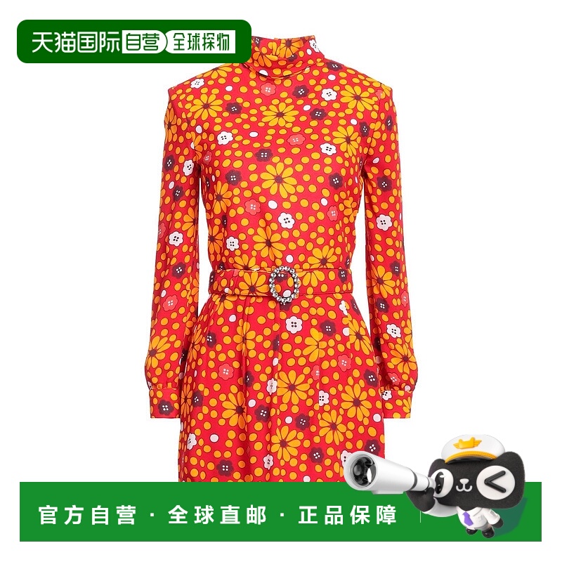 1h可退 香港直邮Saint Laurent 圣罗兰 女士 短款连衣裙