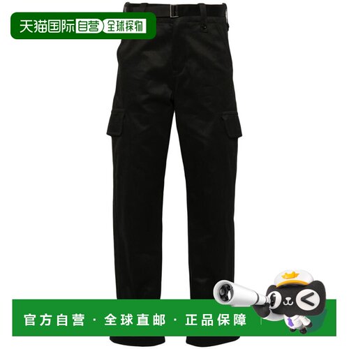 1h可退 香港直邮SACAI 女士休闲裤 2407350BLACK AW2024 黑色 COT