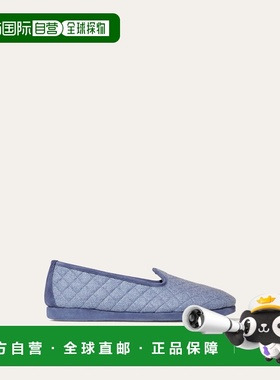 自营欧洲直邮Loro Piana 男士蓝色羊绒休闲鞋