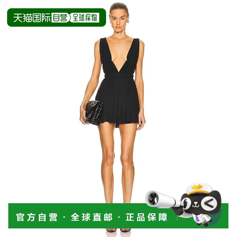 1h可退 香港直邮Saint Laurent 圣罗兰 女士 无袖迷你连衣裙 7109,女装/女士精品,连衣裙,淘宝优惠券,粉丝福利购,淘宝优惠卷