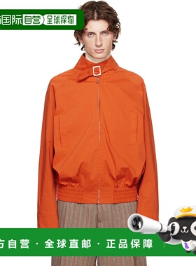 香港直邮J.W. Anderson 男士 橙色 Harrington 夹克 JK0393PG1838