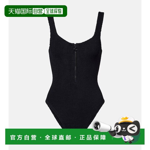 香港直邮HUNZA G 女士 Dallas 泳衣 black黑色 舒适时尚性感