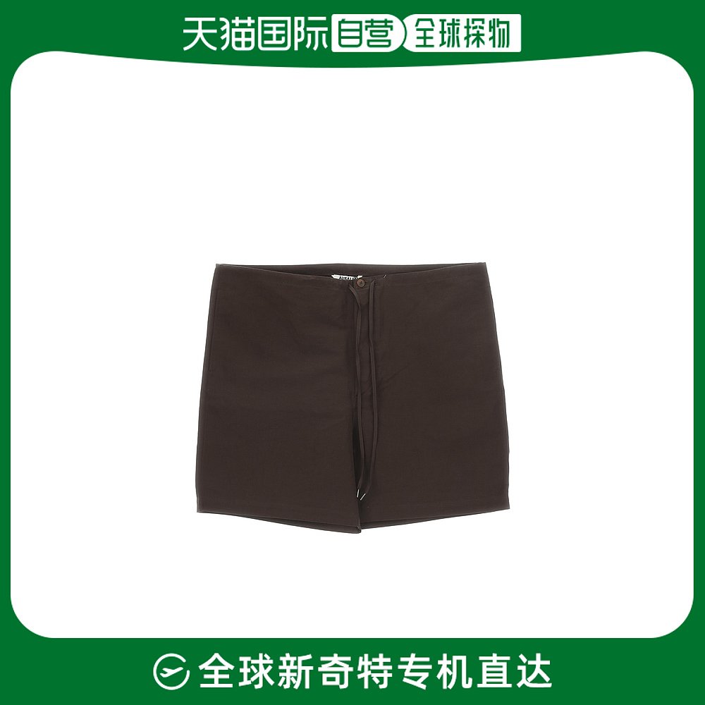 香港直邮AURALEE 男士亚麻短裤