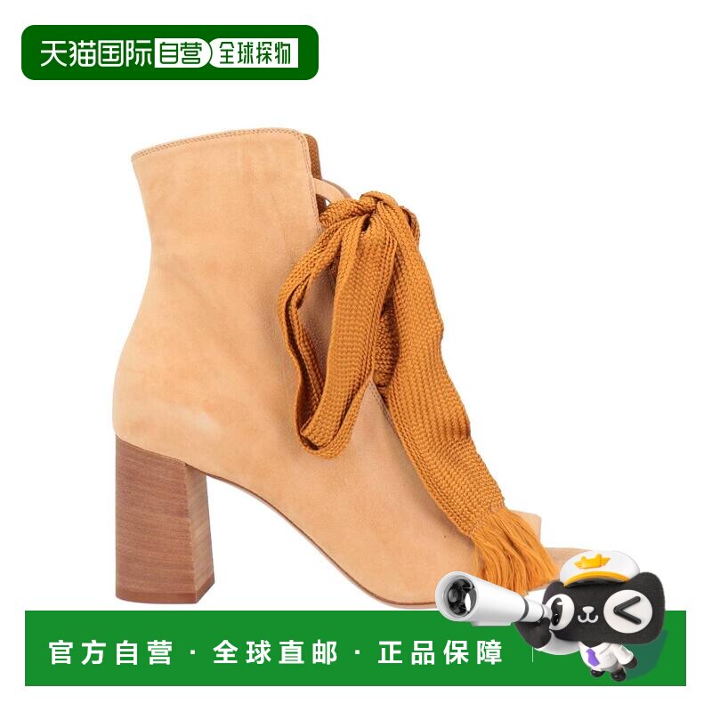 香港直邮Chloe 蔻依 女士 脚踝靴 BEIGE 米色时尚舒适女靴
