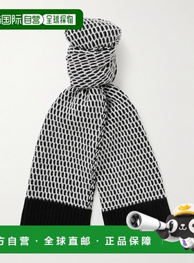 香港直邮Mr P. 男士 羊毛围巾 MPA233020TODD&DUNCANLEMAINE:BLAC