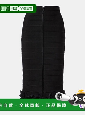 香港直邮Self-Portrait 女士 x Christopher Kane 蕾丝边中长半身