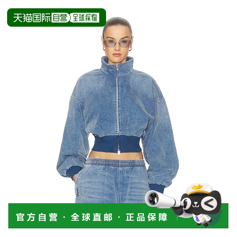 1h可退 香港直邮Alexander Wang 亚历山大 王 女士 漏斗领夹克 4D