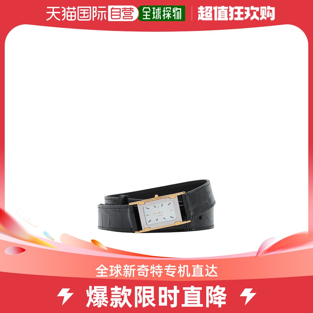 香港直邮Burberry 人造手表细节皮带 80589691