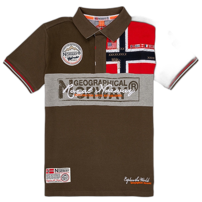 欧洲直邮Geographical Norway  KIDNEY 男童装短袖POLO衫 KIDNEY-