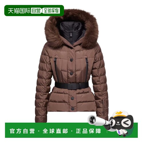 香港直邮MONCLER 女士外套 K20981A000665399E261 CO 棕色 Beverl